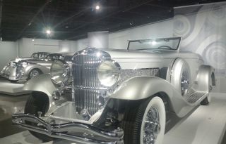 At the newly reopened Petersen Automotive Museum 