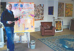 Pierre Delattre at his Gallery & Studio